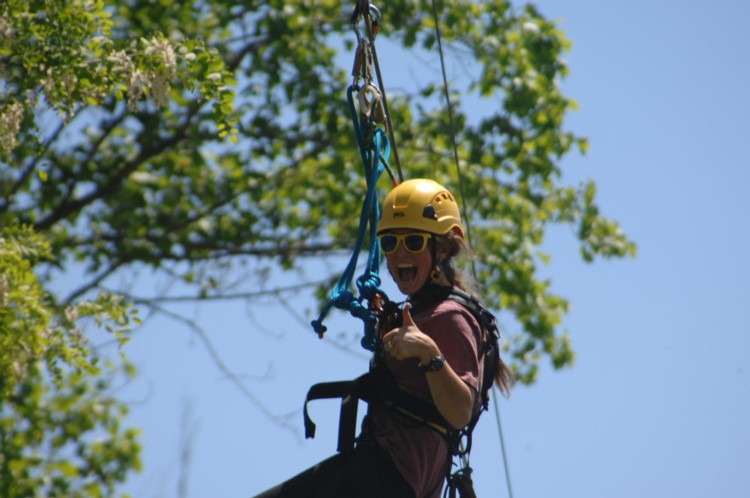 Cool River Adventures People on Ziplines